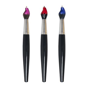 150 Customized Paint Brush Pen with Black Handle - 6 Inch