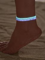 Glow in The Dark Beaded Anklet, Fashionable Beaded Anklet for Women & Girls, Fashion Jewelry for Party, Daily Decor, Trendy A...