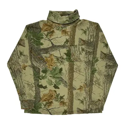 Sasquatch Camo Sweatshirt - Medium Beige Cotton | Size: medium