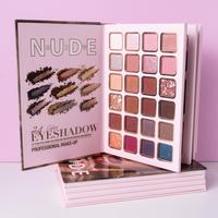 NUDE 24-Color Eyeshadow Palette - 5-Layer Book-Style Makeup Palette with 67 Pro Shades for Contour Blush Highlight Eyeshadow ...