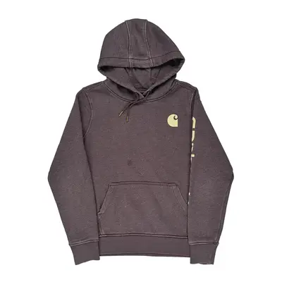 Carhartt Hoodie - Small Brown Cotton Blend | Size: small