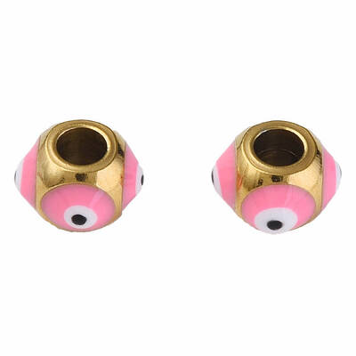 201 Stainless Steel Enamel Beads