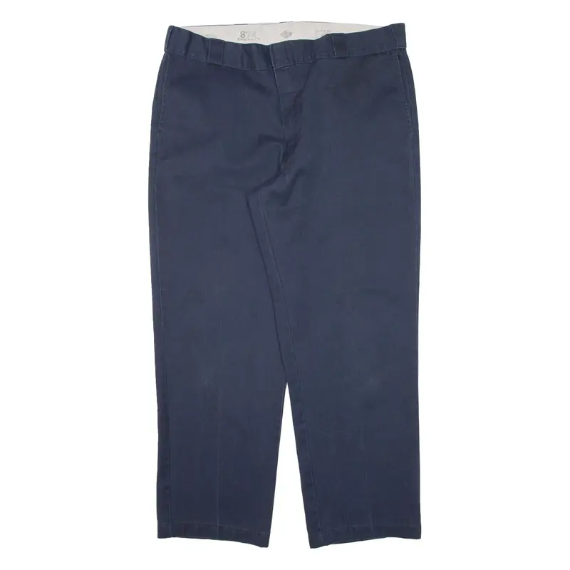 DICKIES 874 Workwear Mens Trousers Blue Regular Straight W40 L30