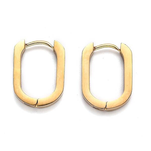 304 Stainless Steel Huggie Hoop Earrings