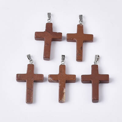 Natural Red Jasper Pendants