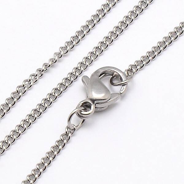 Tarnish Resistant Trendy Unisex 304 Stainless Steel Twisted Chain Necklaces
