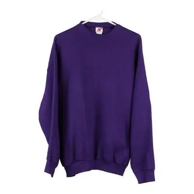 Nucleus Sweatshirt - XL Purple Cotton Blend