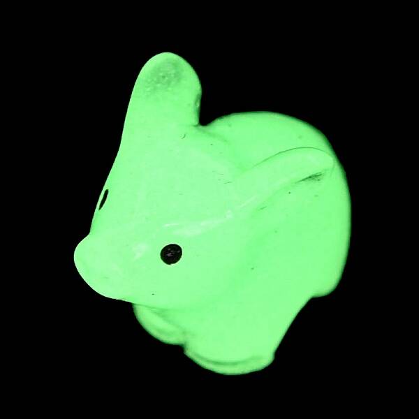 Luminous Resin Pig Ornament