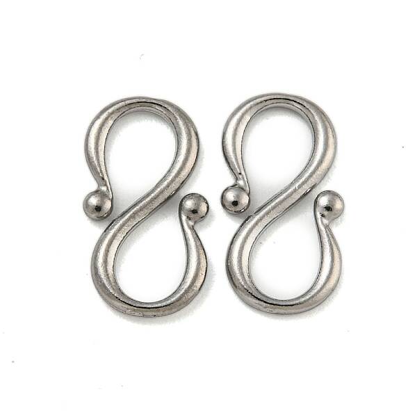 Non-Tarnish 304 Stainless Steel S-Hook Clasps