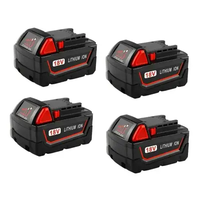 5.0Ah Replacement Battery Pack for Milwaukee M18, High Capacity Lithium-ion Battery Pack Compatible with Milwaukee 18V Electr...