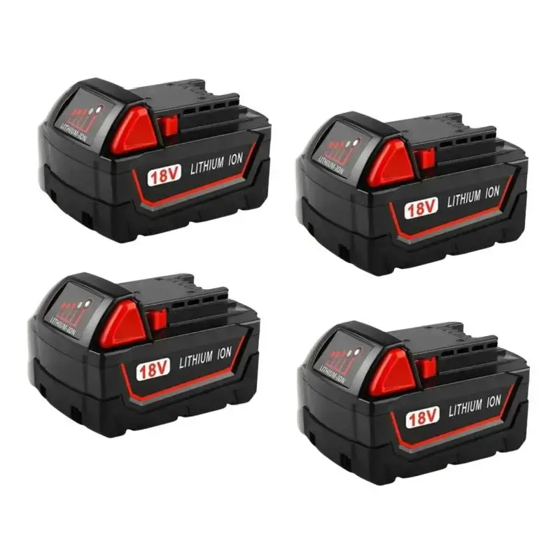 5.0Ah Replacement Battery Pack for Milwaukee M18, High Capacity Lithium-ion Battery Pack Compatible with Milwaukee 18V Electr...
