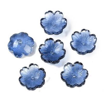 Transparent Spray Paint Glass Beads