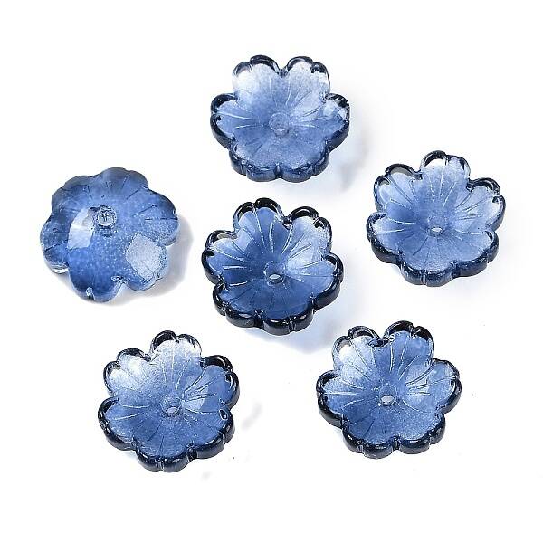 Transparent Spray Paint Glass Beads