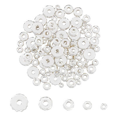 100Pcs 5 Style Brass Beads
