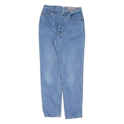 LEVI'S 901 Womens Jeans Blue Regular Tapered Stone Wash W30 L31