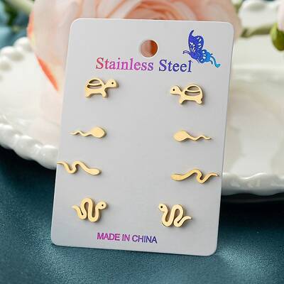 304 Stainless Steel Earring Sets