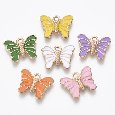 Alloy Enamel Pendants