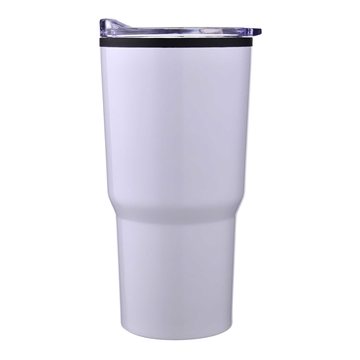 25 Custom 20 oz Economy Stainless Steel Tumbler With Plastic PP ...