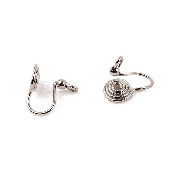 Brass Clip-on Earring Findings