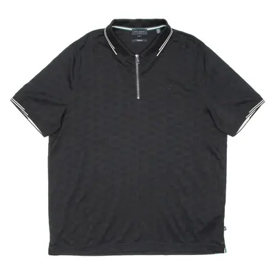 TED BAKER Mens Polo Shirt Black L
