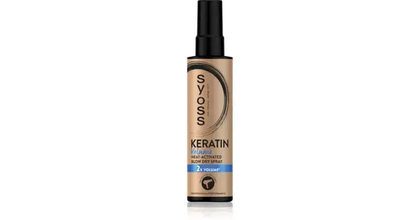 Syoss Keratin Volume heat protection spray for hair to increase volume 200 ml