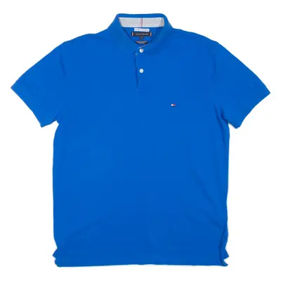 TOMMY HILFIGER Mens Polo Shirt Blue M