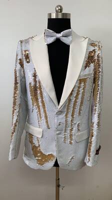 White and Gold Tuxedo