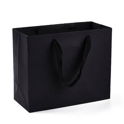 Rectangle Paper Bags with Rope Handles