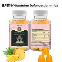 BPEYH-Feminine Balance Gummies Hawaiian Pineapple-60 Gummies 30 Servings Healthcare Fruit Dietary Edible probiotic forwomen S...