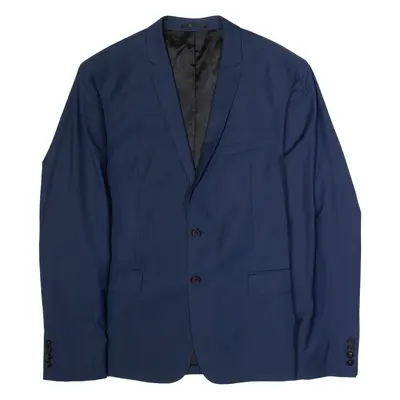 THE KOOPLES Mens Blazer Jacket Blue Wool XL