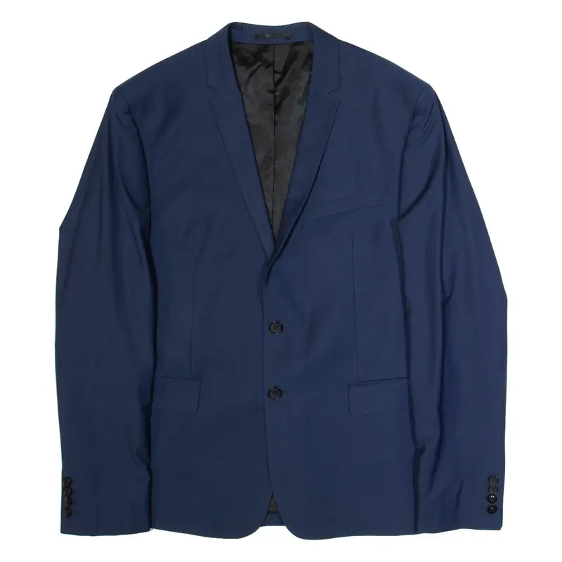 THE KOOPLES Mens Blazer Jacket Blue Wool XL