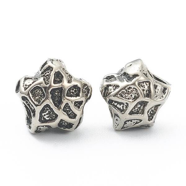304 Stainless Steel European Beads