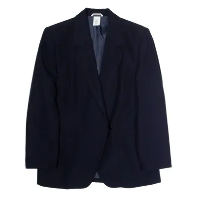 ACCENTO Womens Blazer Jacket Blue Wool UK 16