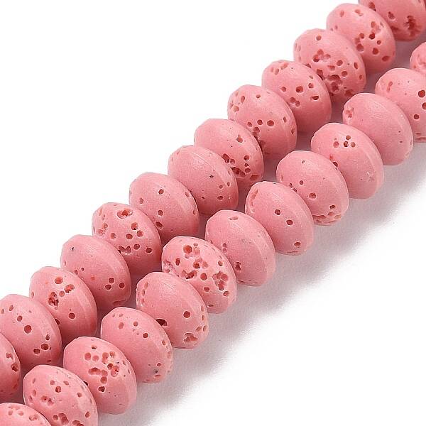 Synthetic Lava Rock Beads Strands