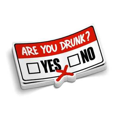Are You Drunk? Hard Hat Decal