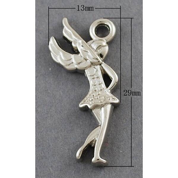 CCB Plastic Fairy Pendants