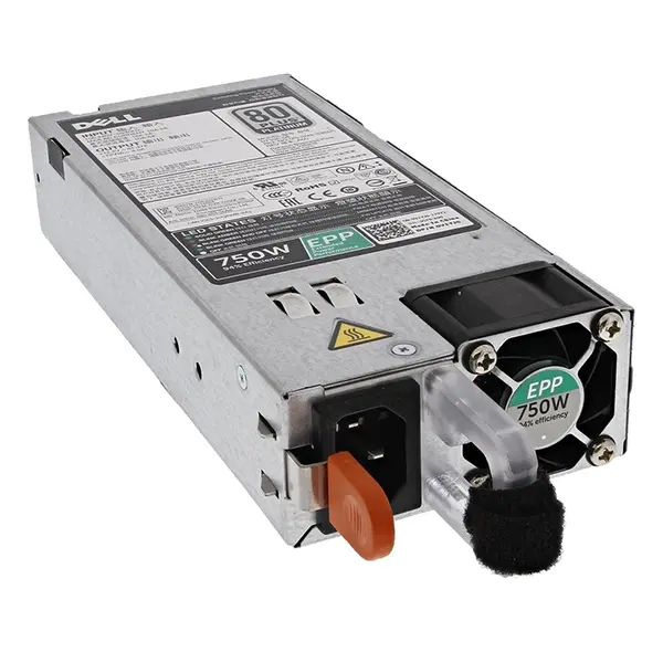 0V1YJ6 Dell 750-Watt 100-240V AC 10A 50-60Hz 80-Plus Platinum Hot-Plug Redundant Power Supply for PowerEdge R530/R630/R730XD/...