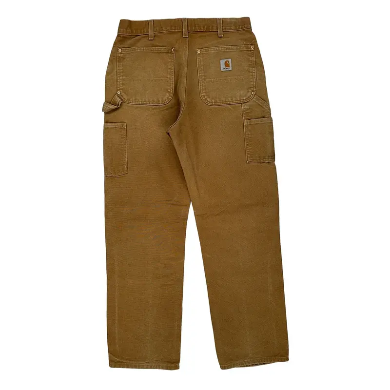 Carhartt Double Knee Carpenter Trousers - 30W 31L Brown Cotton