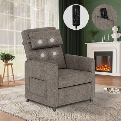 Garvee Power Recliner Chair with Massage & Heat, Adjustable Electric Recliner, Ergonomic Overstuffed Tall Back, Padded Seat, ...