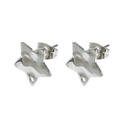 Non-Tarnish 304 Stainless Steel Stud Earring Findings