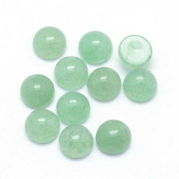 Natural Green Aventurine Cabochons