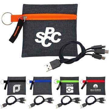 50 Promotional G Line Cable Pouch - Universal USB & Multiple ...