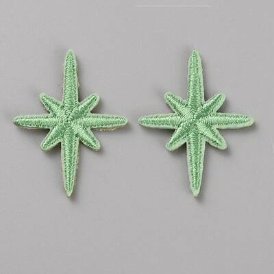 Cloth Star Self-adhesion Embroidery Sew on Appliques