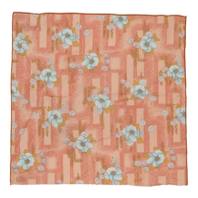Unbranded Floral Scarf - No Size Pink Polyester