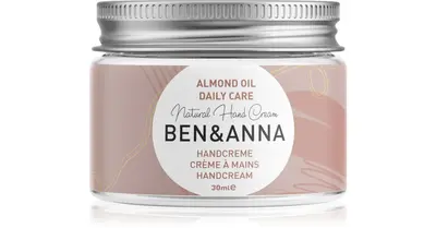 BEN&ANNA Natural Daily Care Hand cream with almond oil 30 ml