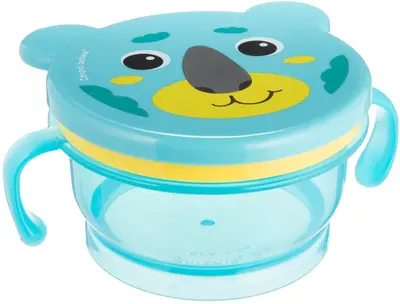 Canpol babies Hello Little children's bowl 12m+ turquoise 200ml