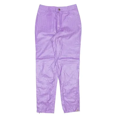 MAD JEANS Striped Purple Trousers W26 L28