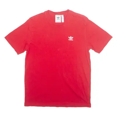 ADIDAS Mens T-Shirt Red S