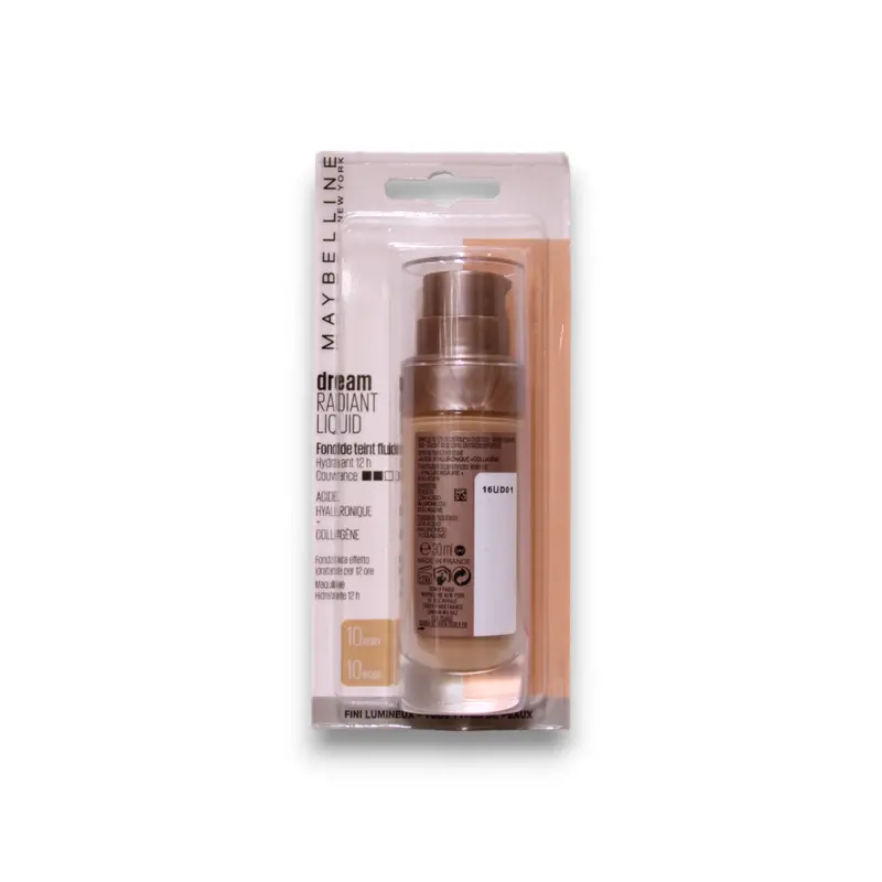 Maybelline Dream Satin liquid foundation 10 ivory 30 ml