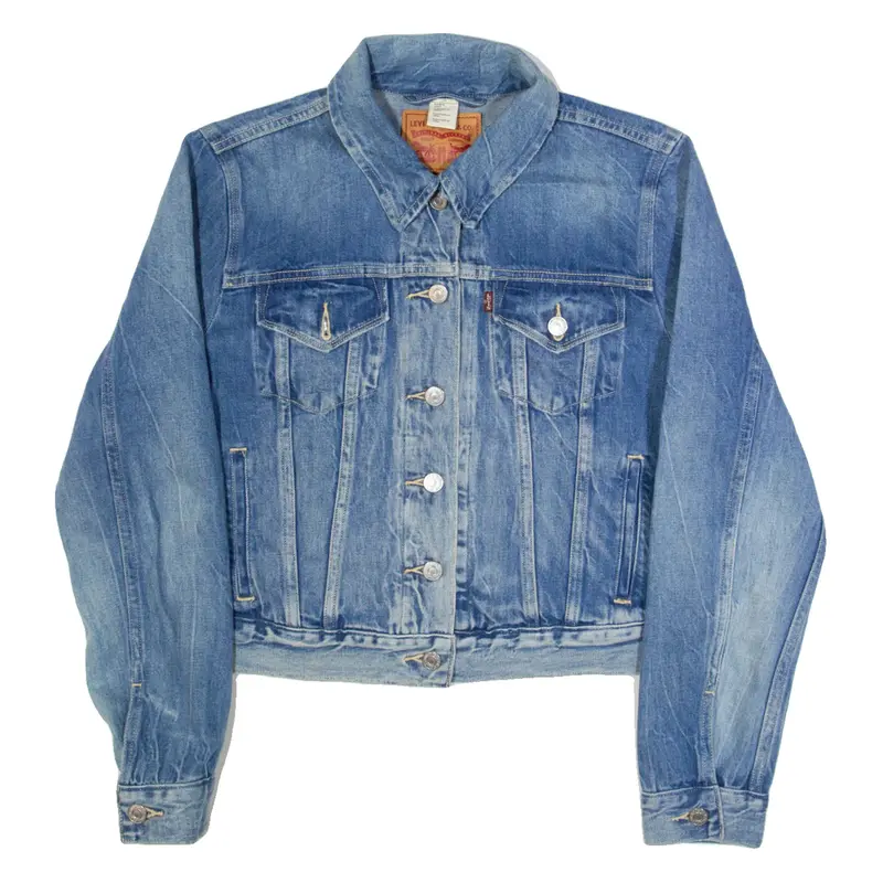 LEVI'S Girls Denim Jacket Blue L